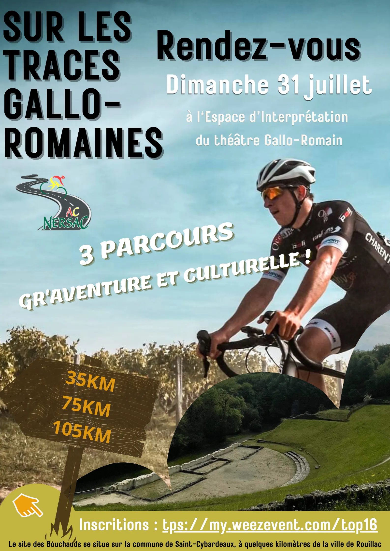 affiche de la course