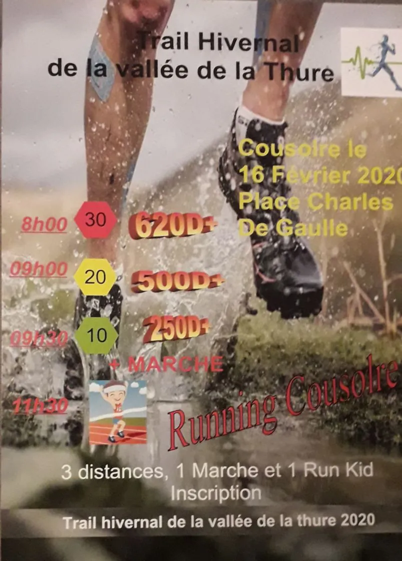 Trail Hivernale de la Vallée de la Thure 2025 Inscription Résultats