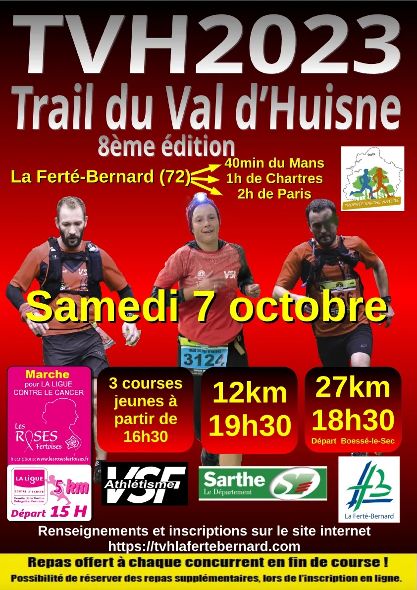 Trail semi urbain du Val d’Huisne 2024 Inscription Résultats