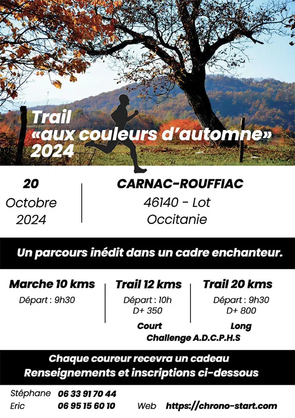 affiche de la course