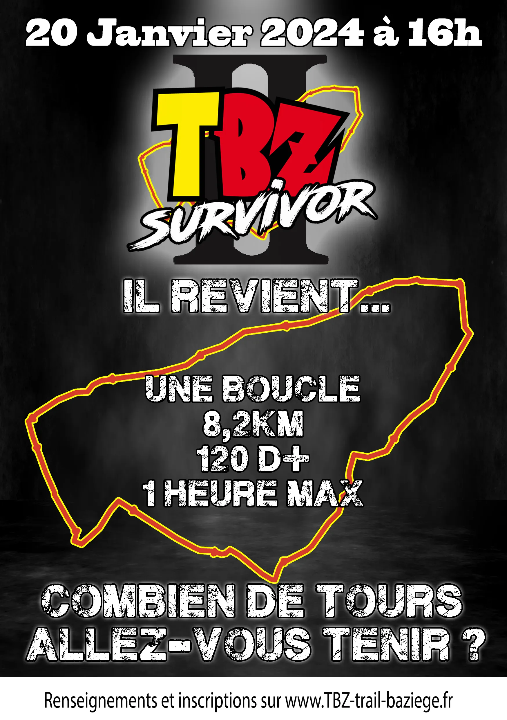 affiche de la course