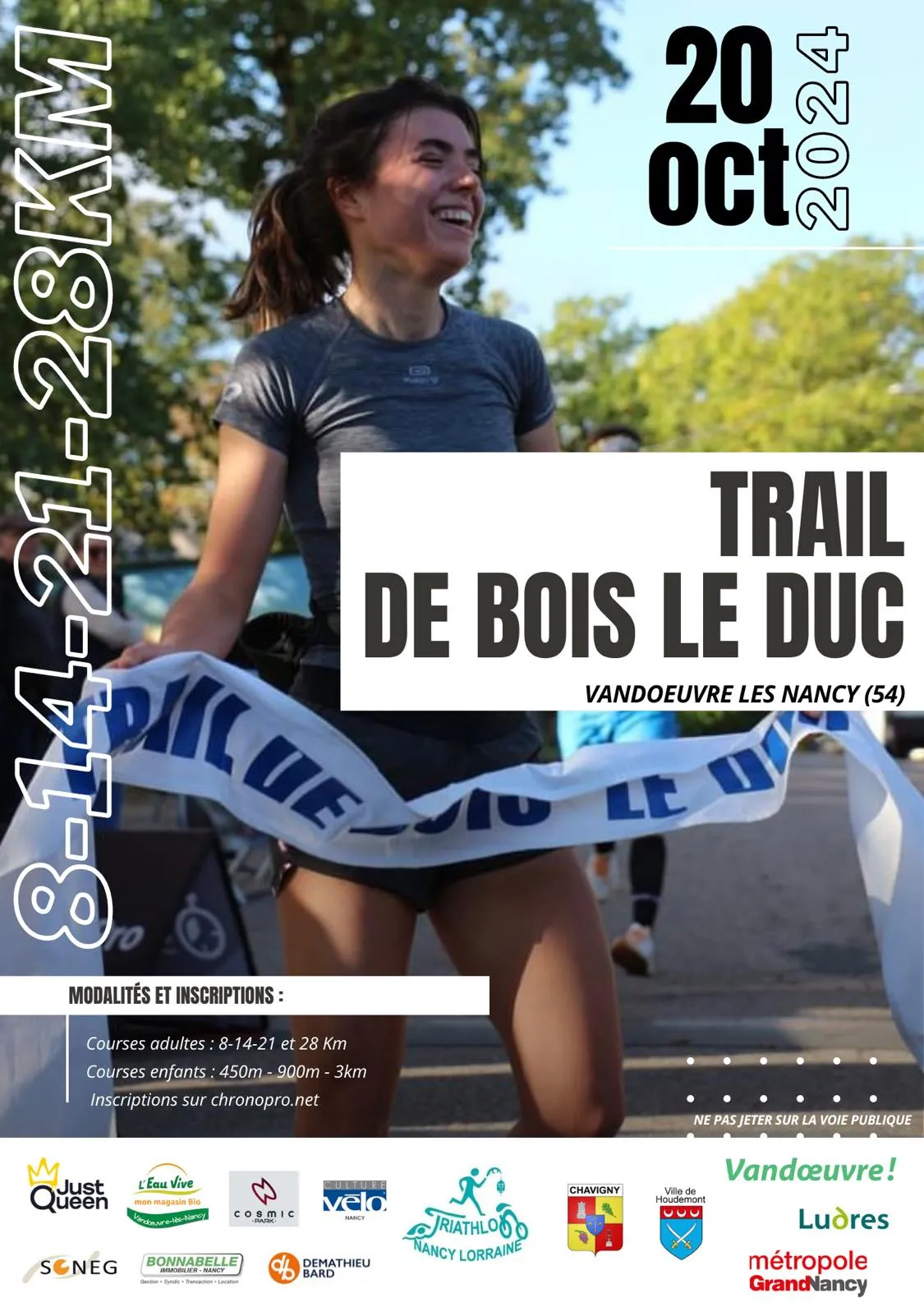 Trail de Bois le Duc 2024 Inscription Résultats