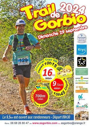 Trail de Gorbio 2025 Inscription Résultats