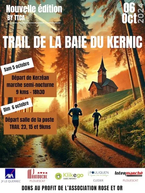 Trail de la Baie du Kernic 2024 Inscription Résultats