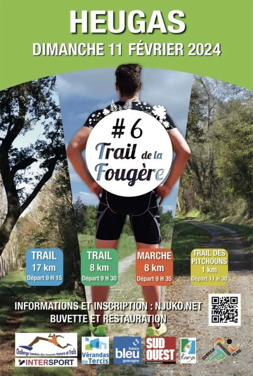 Trail de la Fougère – Heugas 2025 Inscription Résultats