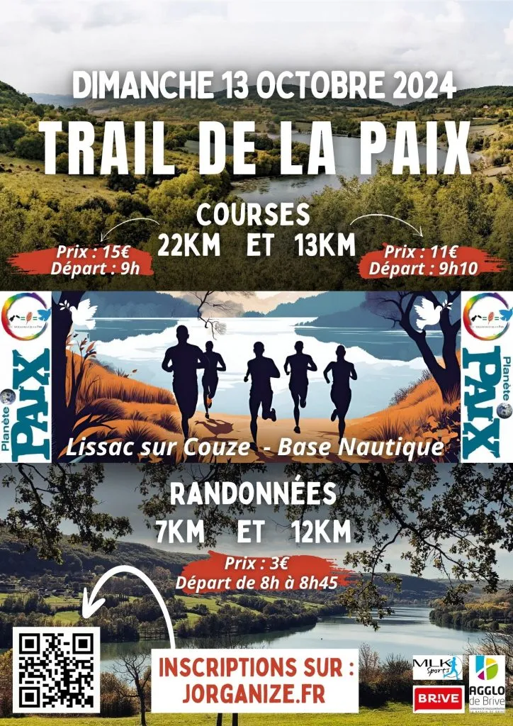 Trail de la Paix – Lissac sur Couze 2024 Inscription Résultats