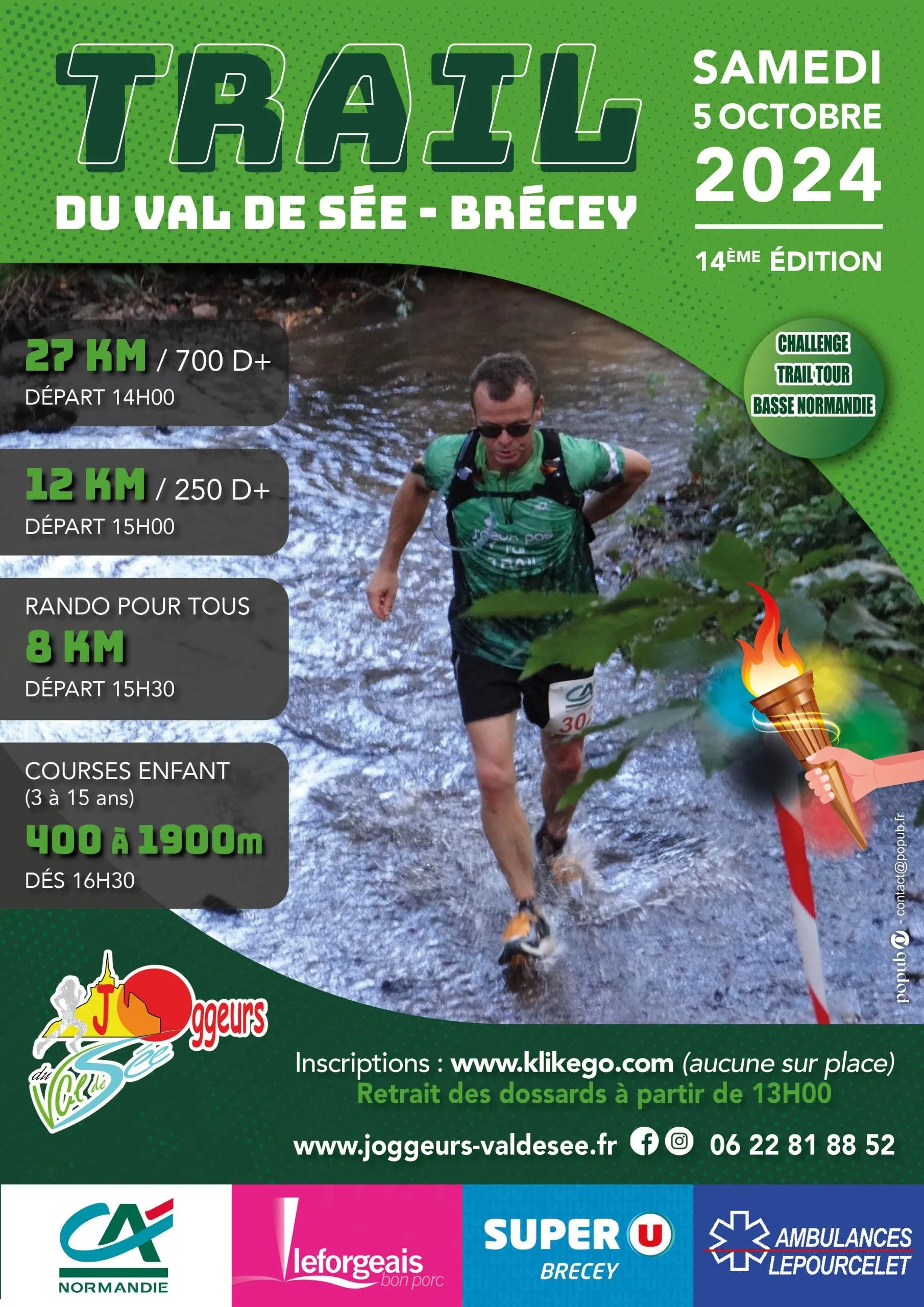 Trail de la vallée de la Sée 2024 Inscription Résultats