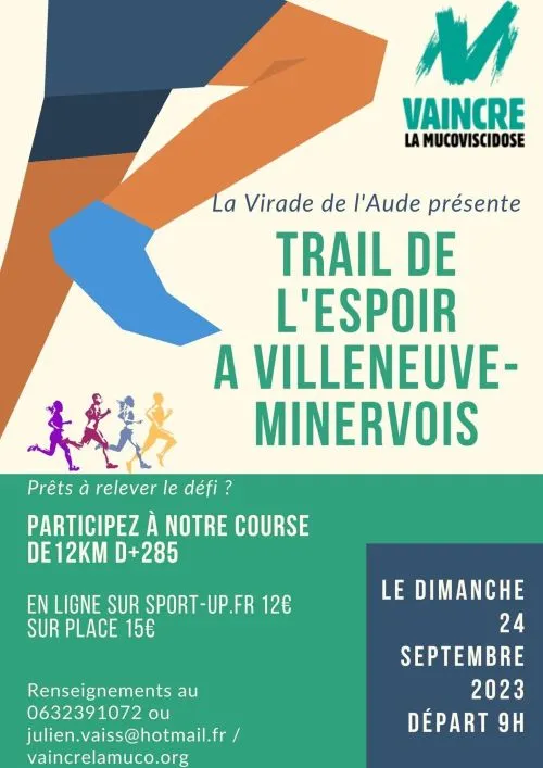 Trail de l’Espoir – Villeneuve Minervois 2024 Inscription Résultats