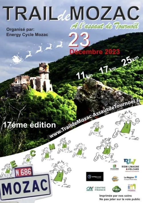 Trail de Mozac – A l’assaut de Tournoël 2024 Inscription Résultats