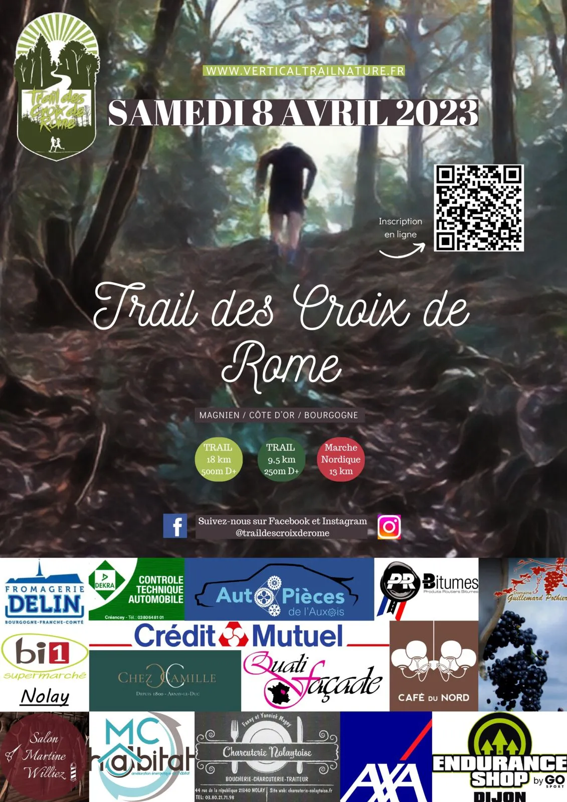 Trail des Croix de Rome 2025 Inscription Résultats