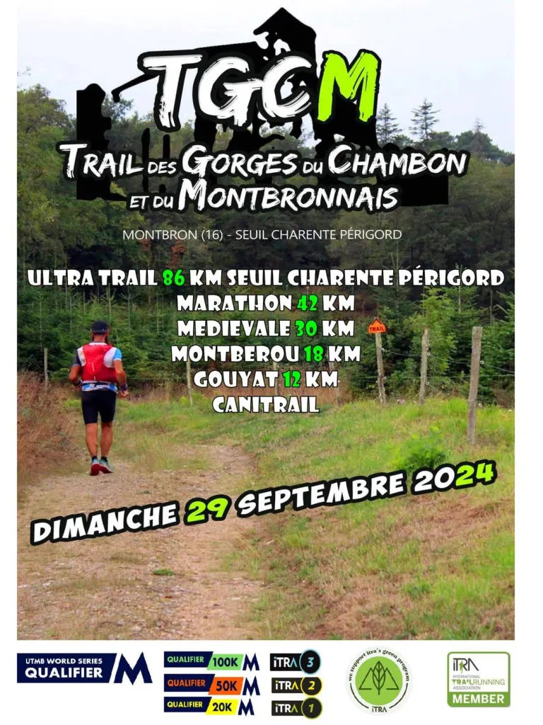 Trail des Gorges du Chambon et du Montbronnais 2024 Inscription Résultats