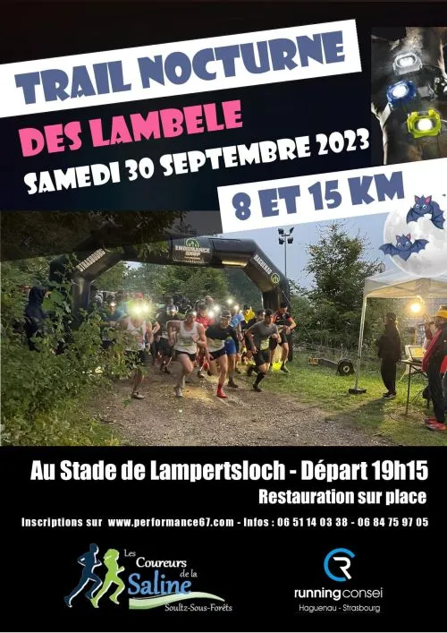 affiche de la course