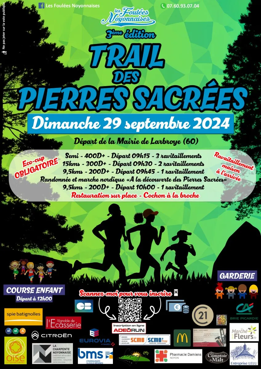 Trail des Pierres Sacrées 2024 – Infos, Inscriptions, Résultats, Trace