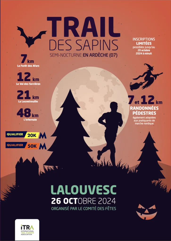 Trail des Sapins semi-nocturne 2025 Inscription Résultats