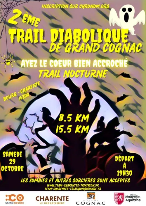 Trail Diabolique du Grand Cognac 2025 Inscription Résultats