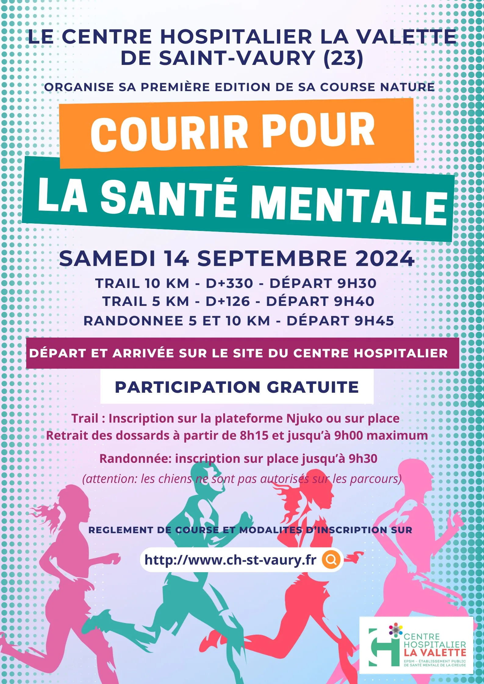 Trail du Centre Hospitalier La Valette 2024 Inscription Résultats