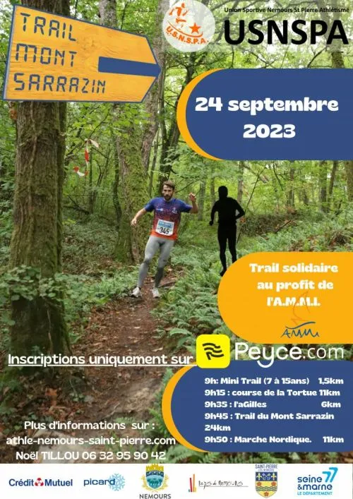 affiche de la course