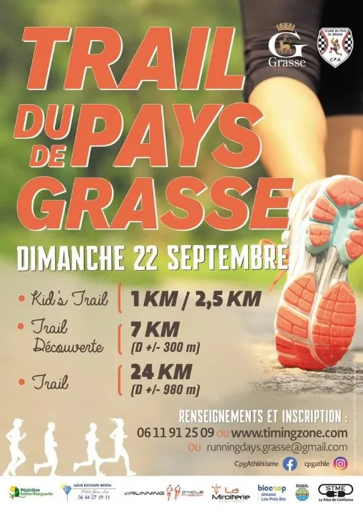 Trail du Pays de Grasse 2024 Inscription Résultats