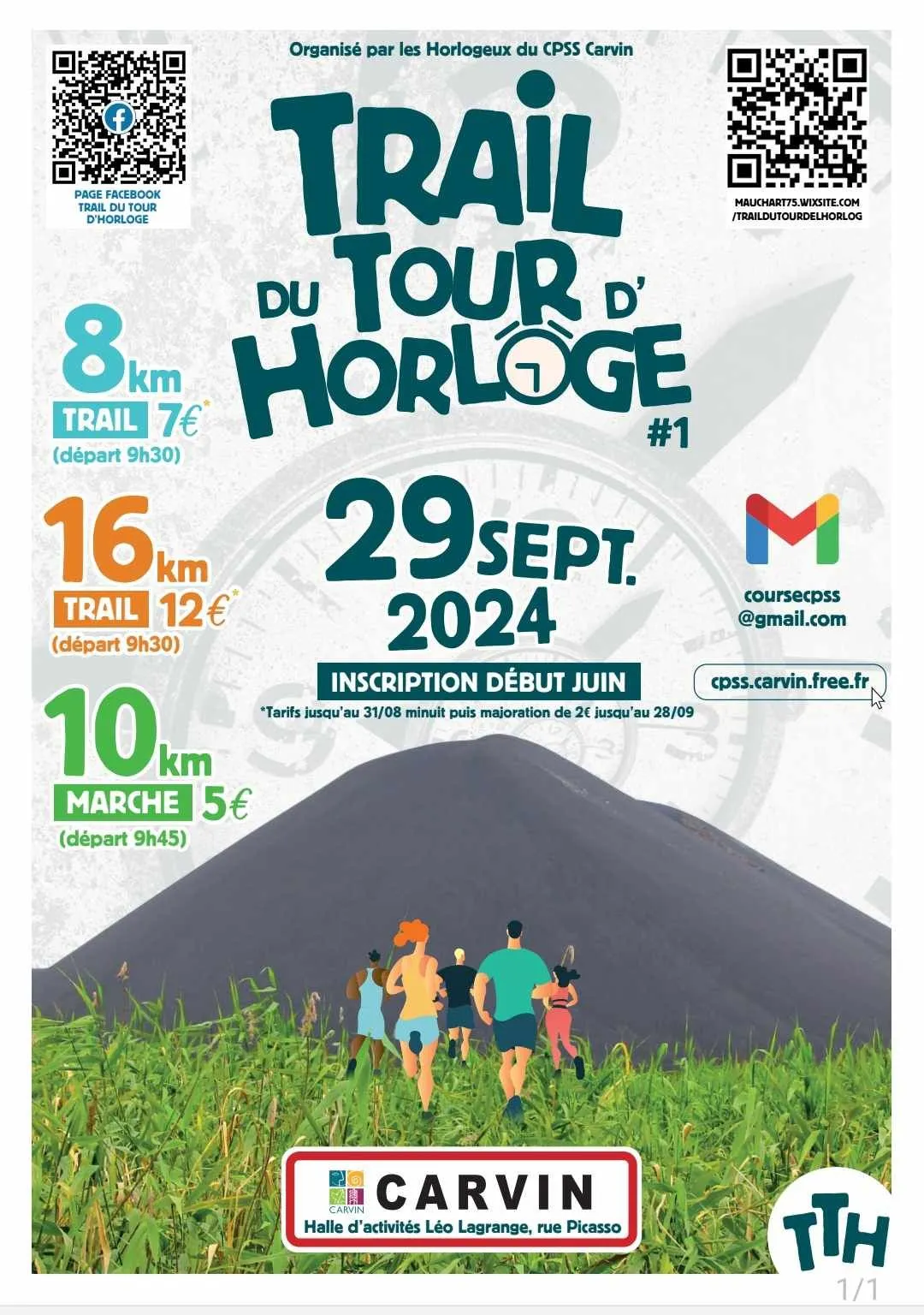 Trail du Tour d’Horloge 2024 Inscription Résultats