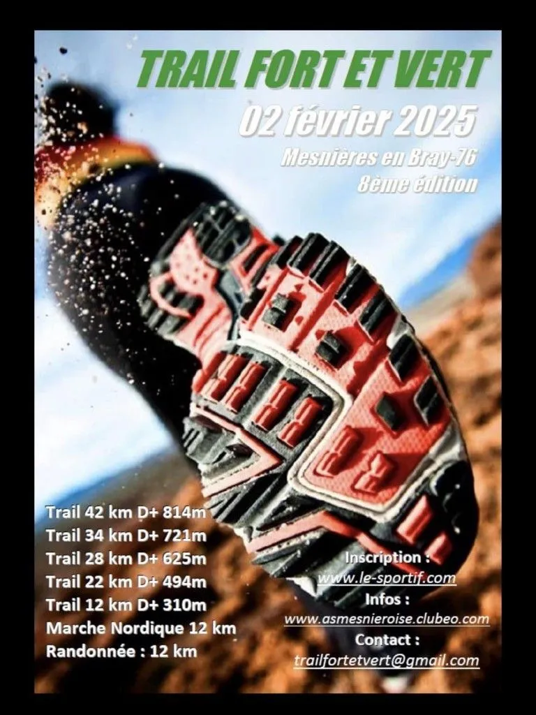 Trail Fort et Vert 2025 Inscription Résultats