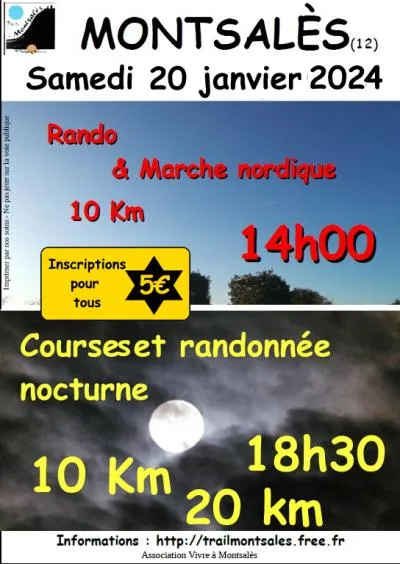 affiche de la course