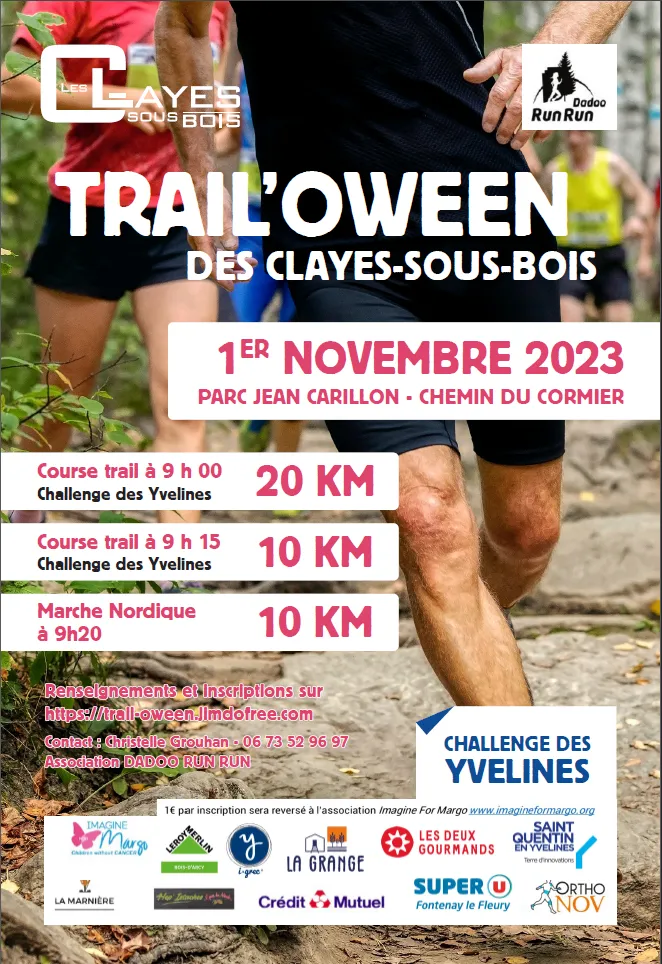 Trail’oween – Les Clayes sous Bois 2025 Inscription Résultats