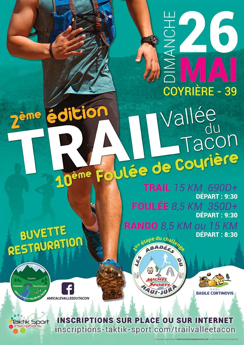 Trail vallée du Tacon 2025 Inscription Résultats