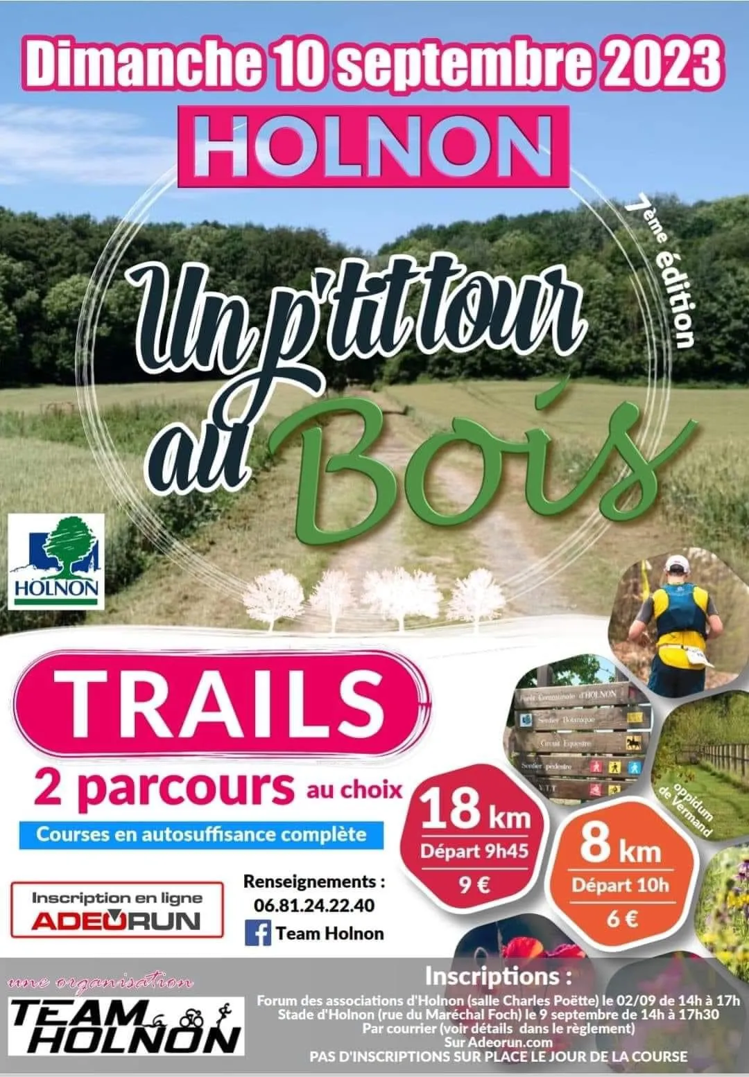 Un ptit tour au Bois – Trail Holnon 2024 Inscription Résultats