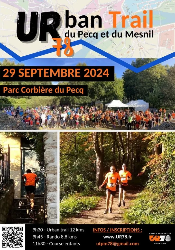 Urban trail du Pecq et du Mesnil 2024 Inscription Résultats