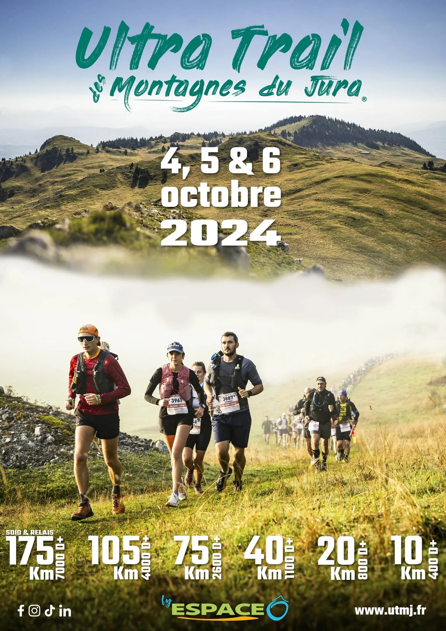 UTMJ – Ultra Trail des Montagnes du Jura 2024 Inscription Résultats