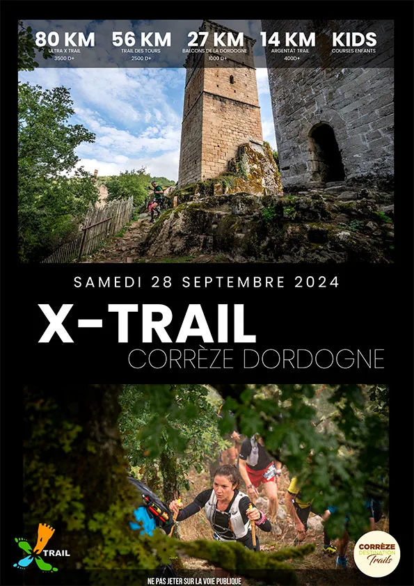 X trail Corrèze Dordogne 2024 Inscription Résultats