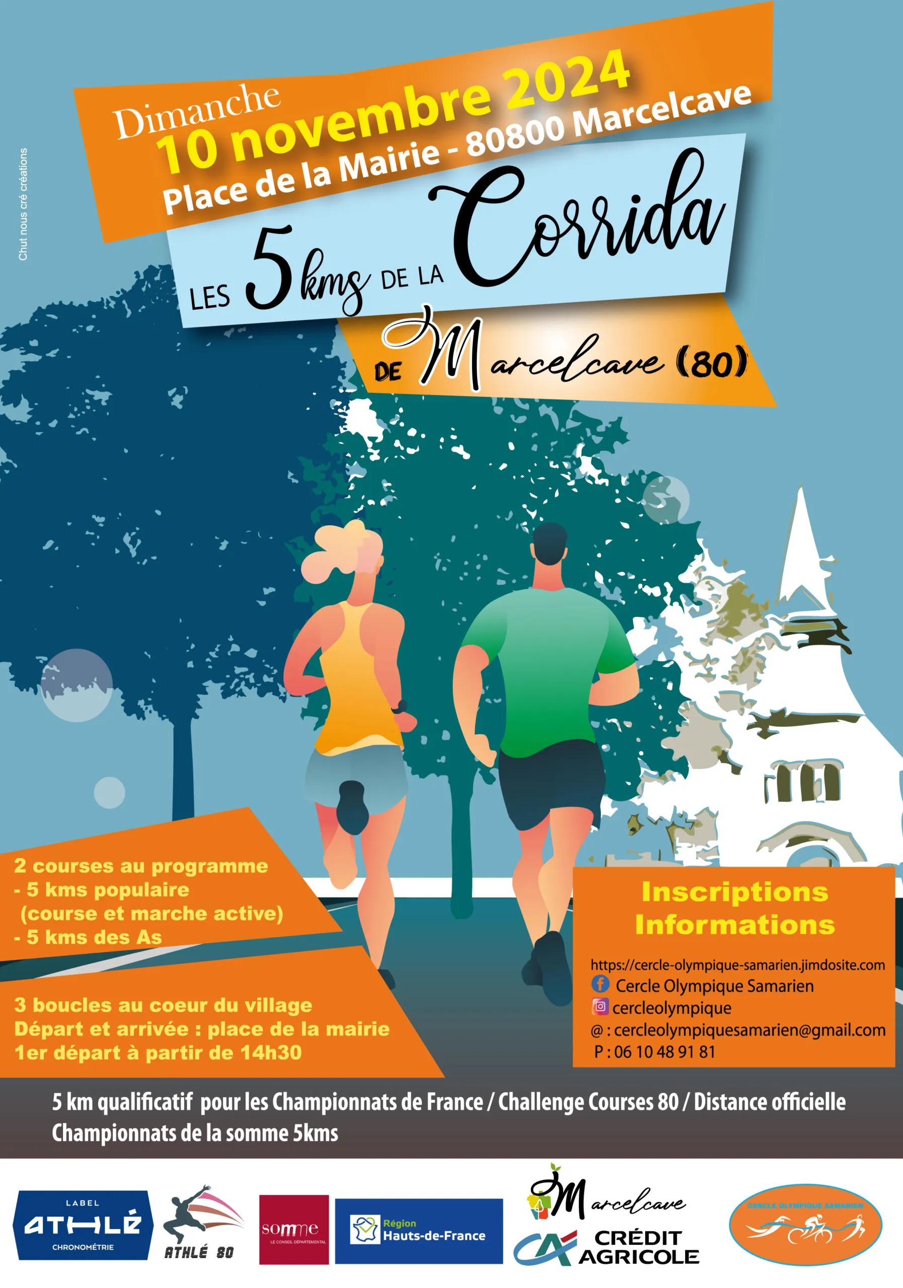 Corrida de Marcelcave 2024 Inscription Résultats