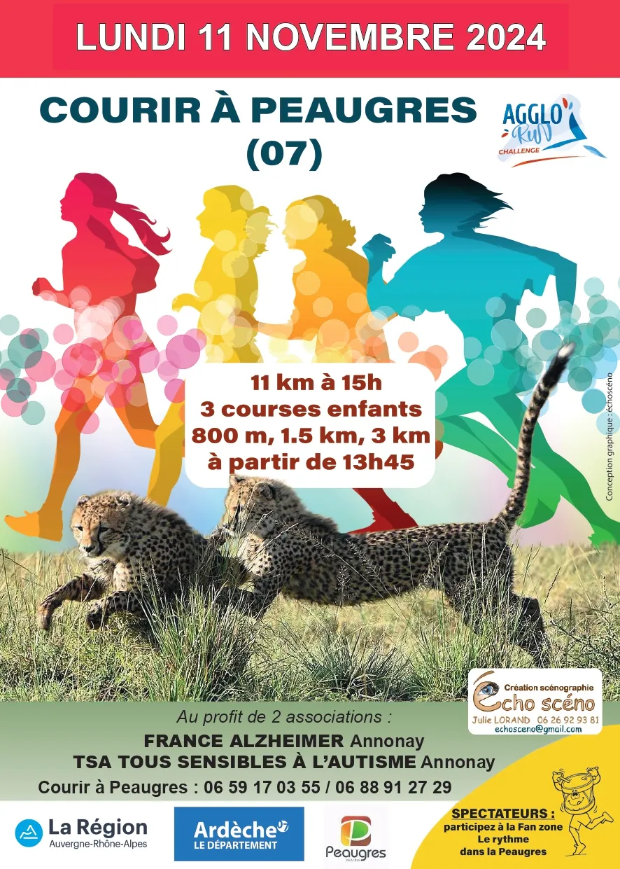 Courir à Peaugres 2025 Inscription Résultats