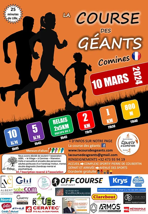 Course des géants 2025 Inscription Résultats