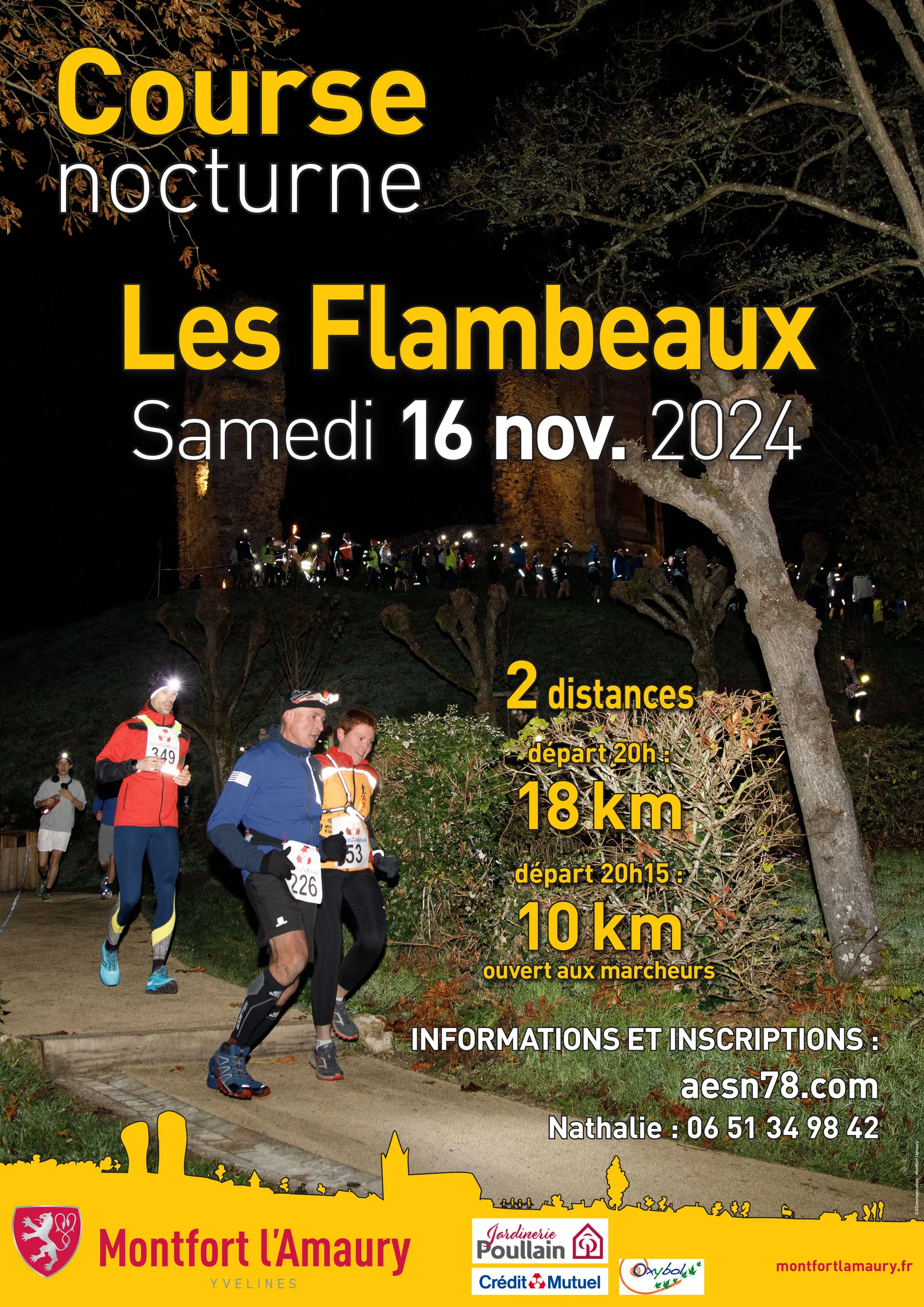 Course nocturne les Flambeaux 2025 Inscription Résultats