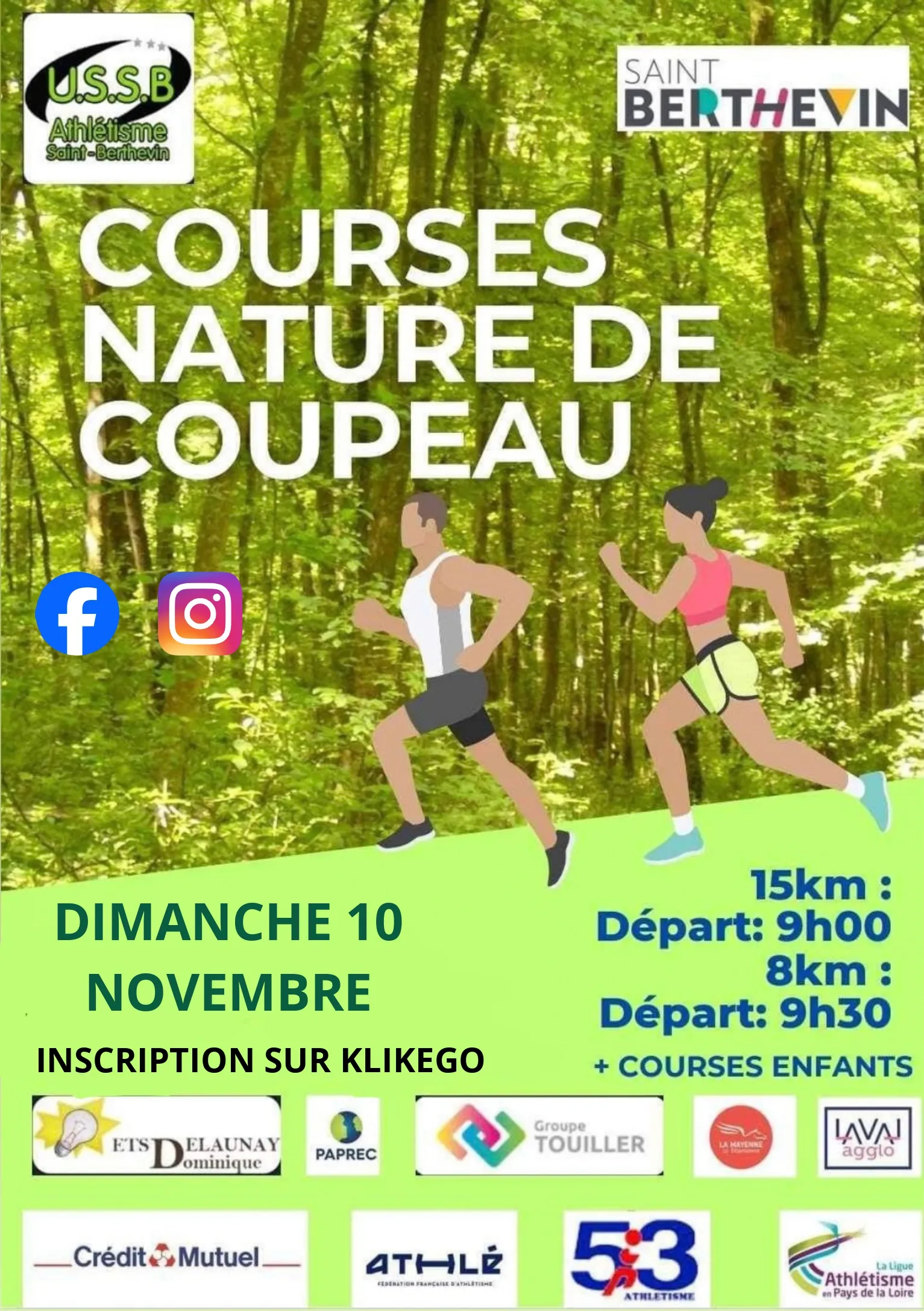 Courses nature de Coupeau 2025 Inscription Résultats