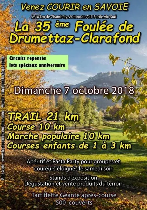 affiche de la course