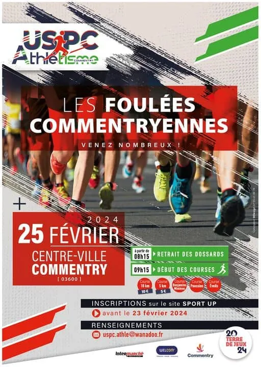 Foulées Commentryennes 2025 Inscription Résultats