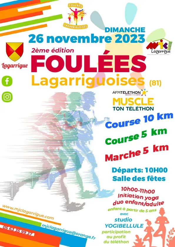 affiche de la course