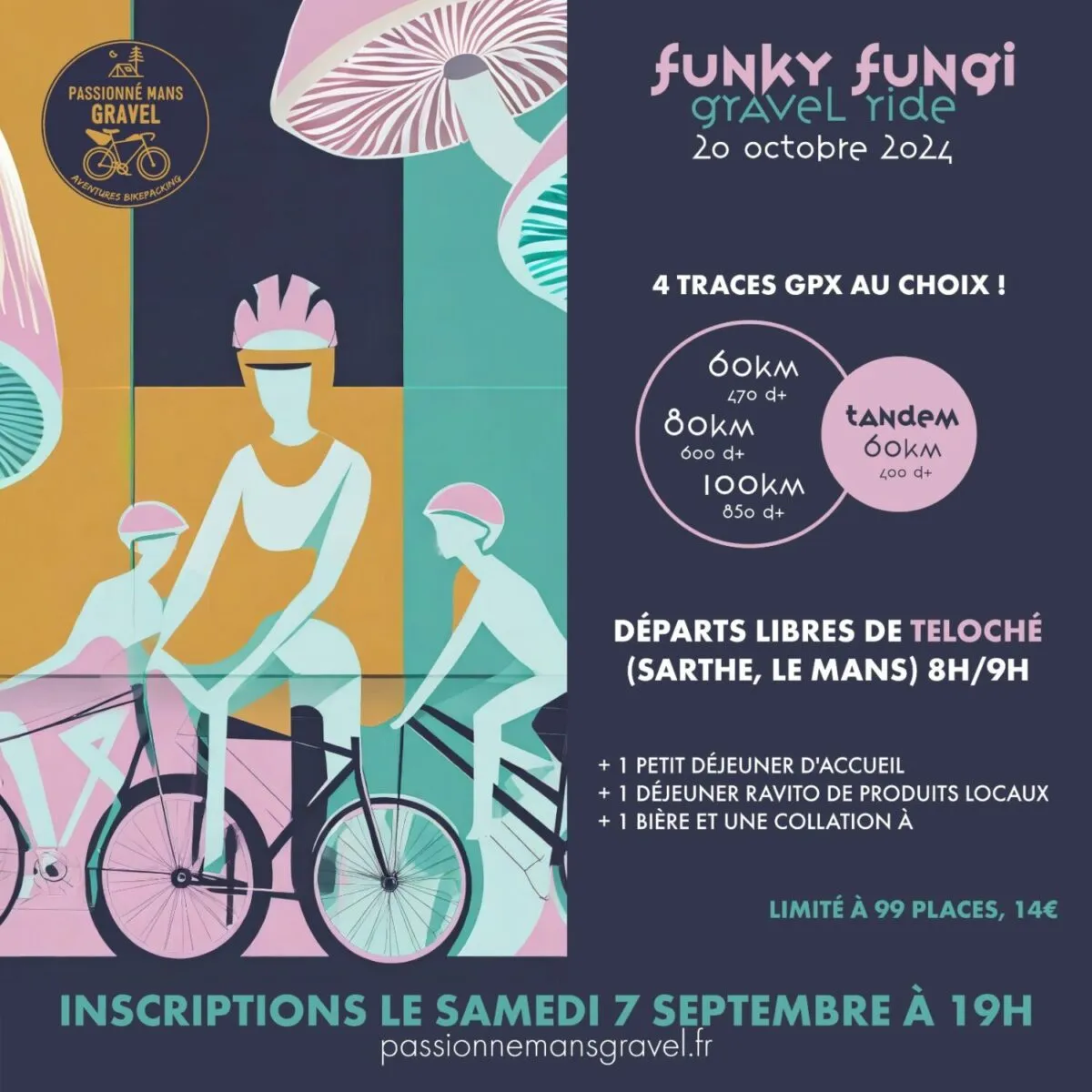 Funki Fungi Gravel Ride 2024 Inscription Résultats