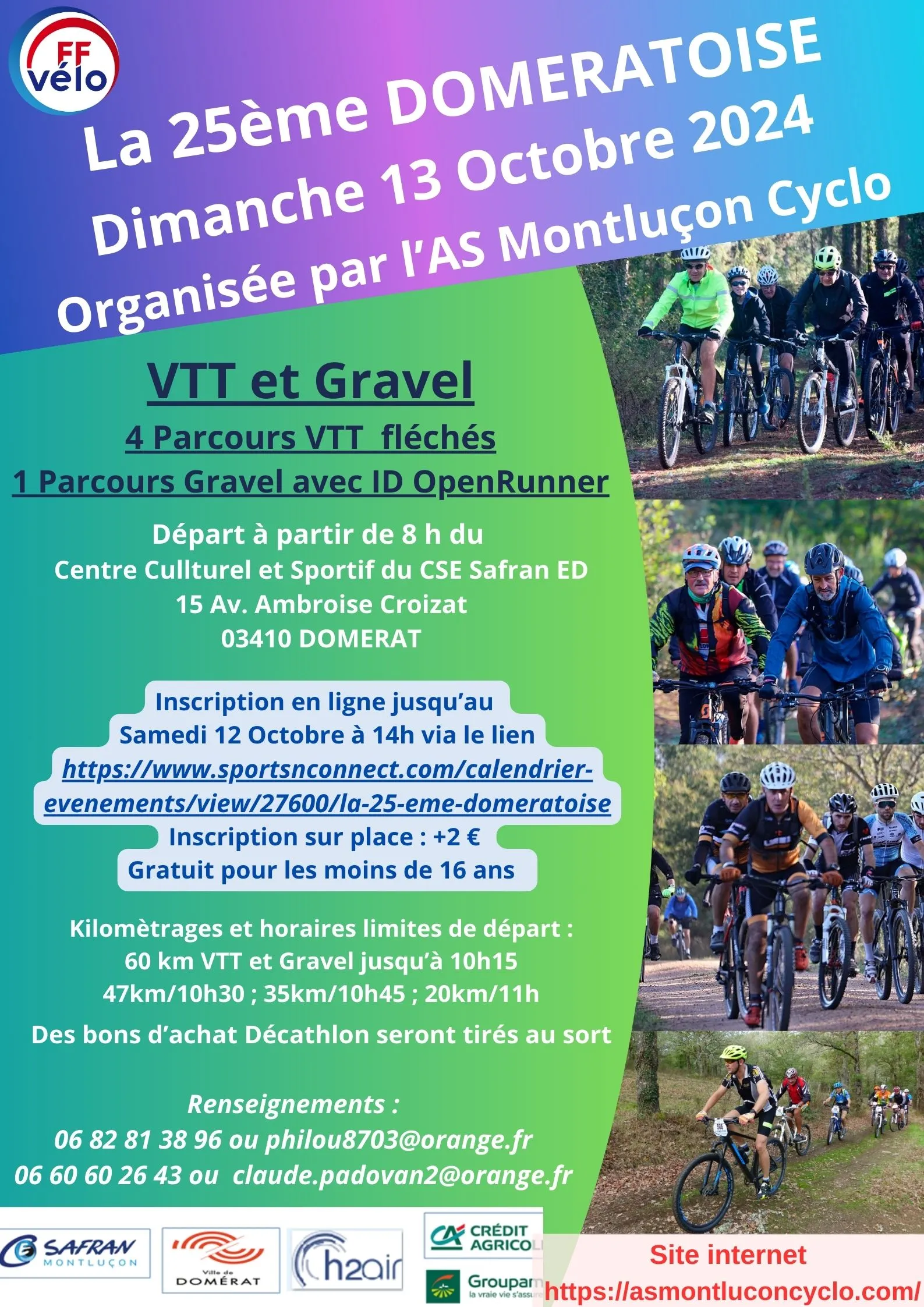 affiche de la course