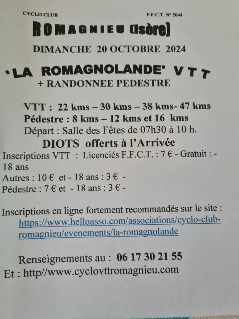 affiche de la course