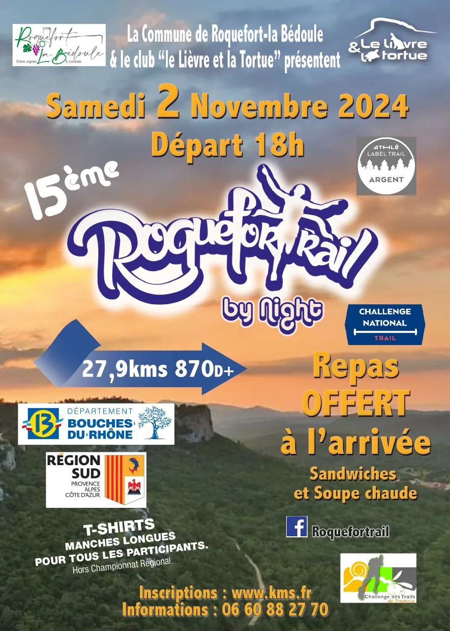 La Ronde des Vignes – Roquefortrail By Night 2024 Inscription Résultats