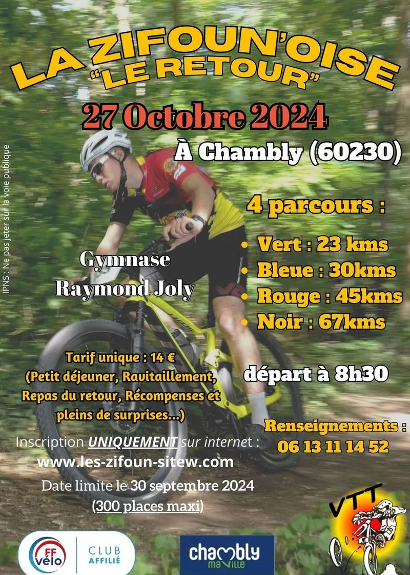 affiche de la course