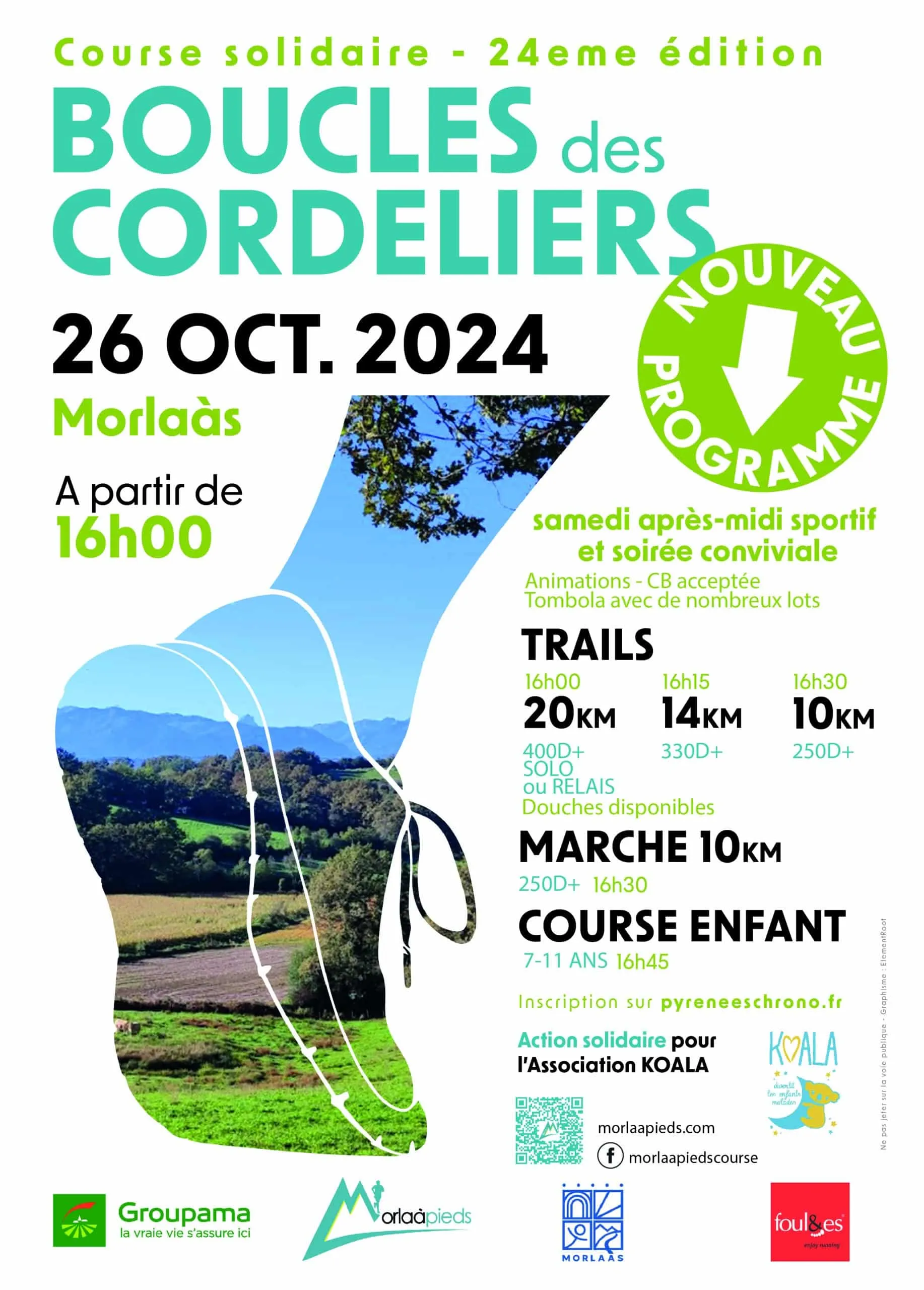 affiche de la course