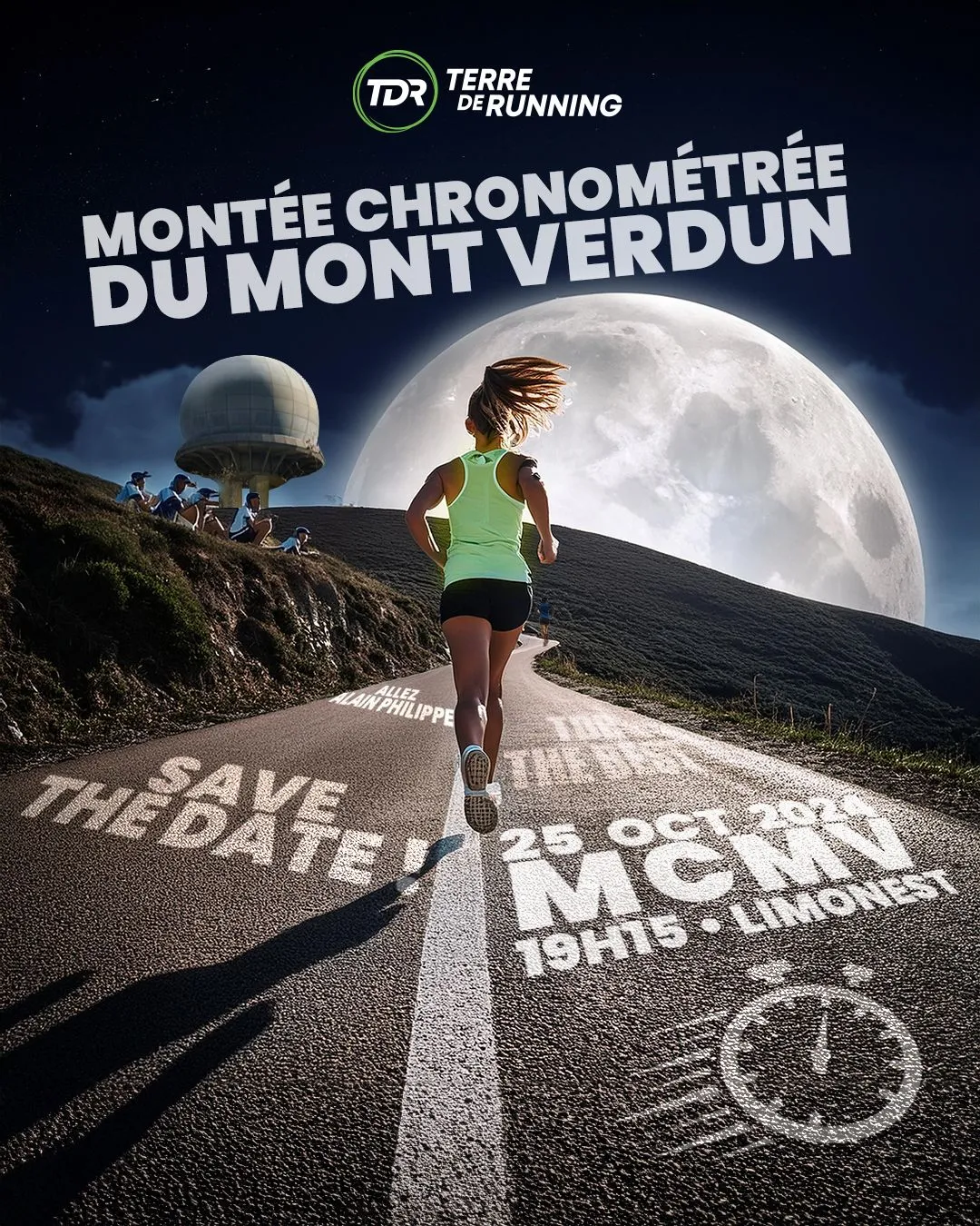 affiche de la course