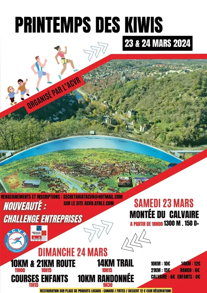 affiche de la course