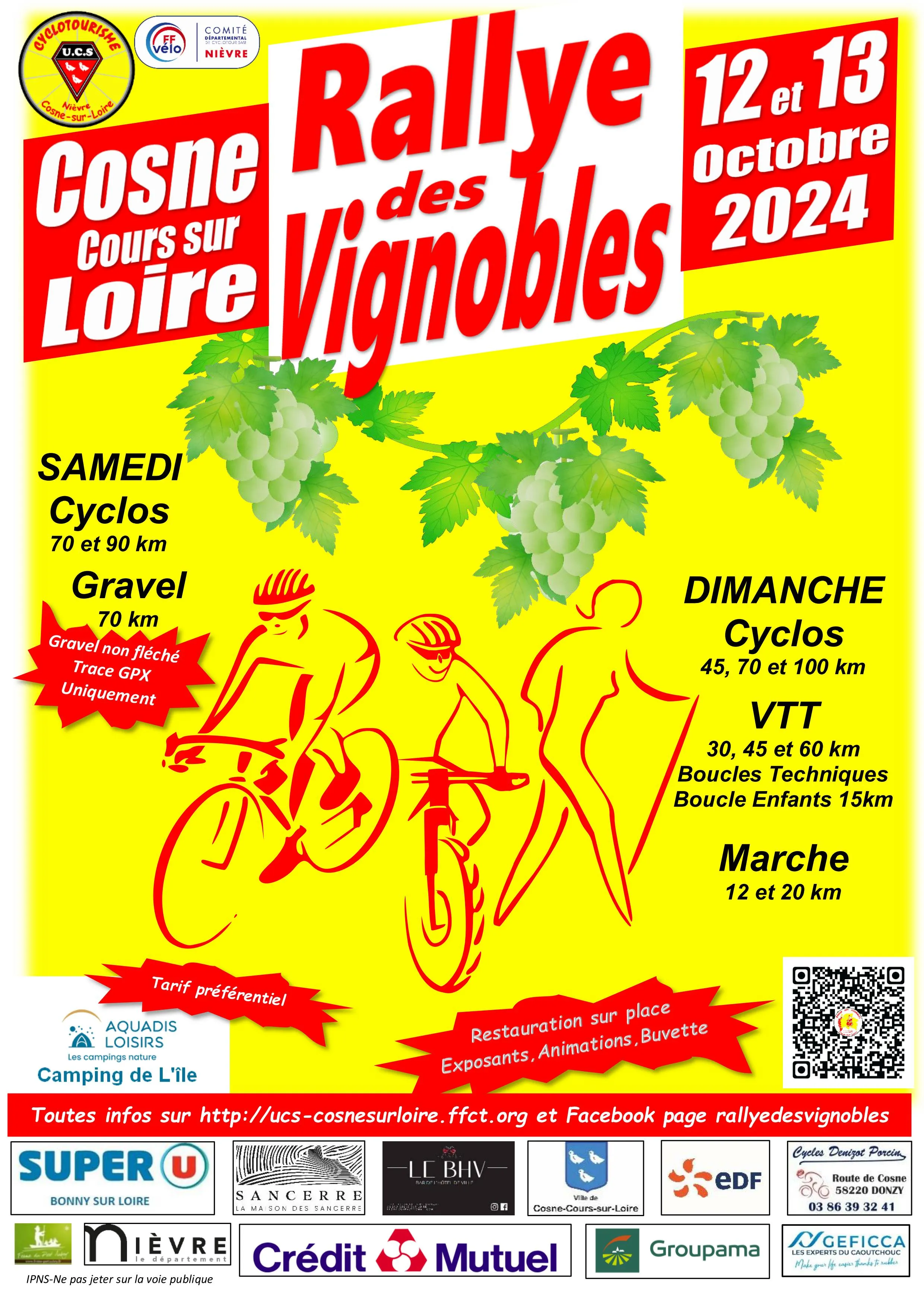 Rallye des Vignobles de Cosne 2024 Inscription Résultats