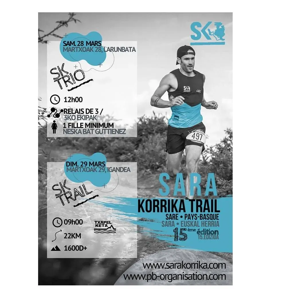 Sara korrika trail 2024 Inscription Résultats