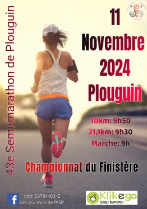 Semi-marathon de Plouguin 2025 Inscription Résultats